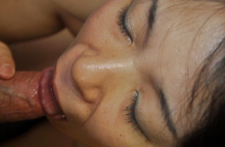 Akiko Oda plays with a vibrator and gets her hairy cunt nailed tough